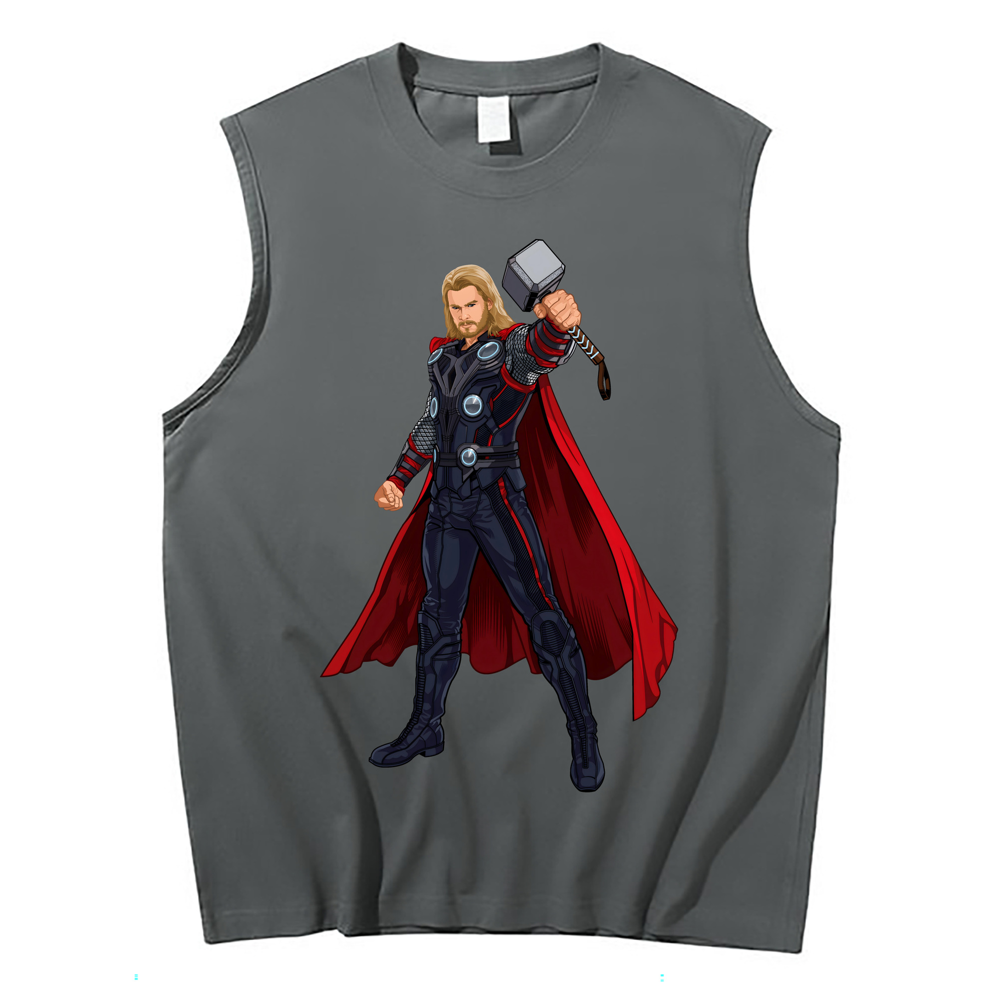 （画像用） アベンジャーズ The Avengers コットン100％タンクトップ（フロントプリント）